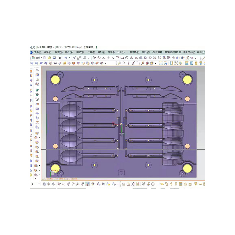 TQ-001 Multi-Cavity Plastic Spoon Mould